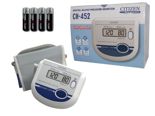  TULGIGS Citizen CH-452 Automatic Electric Gauge Blood Pressure  Monitor : Health & Household