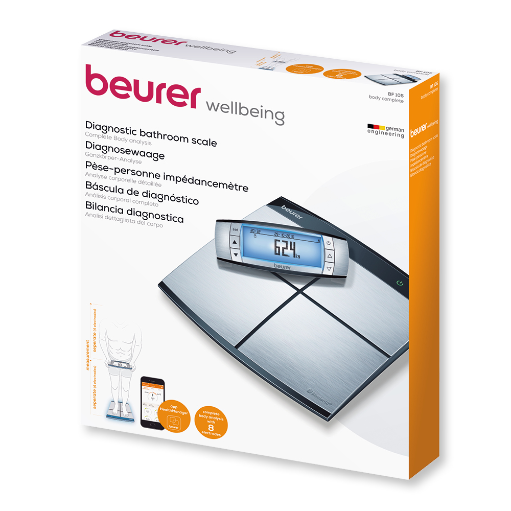 Beurer BF 105 BodyComplete diagnostic bathroom scale 3-YEAR GUARANTEE 