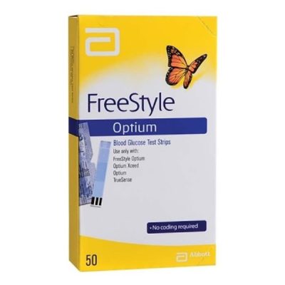 ABBOTT FREESTYLE OPTIUM TEST STRIP 50'S