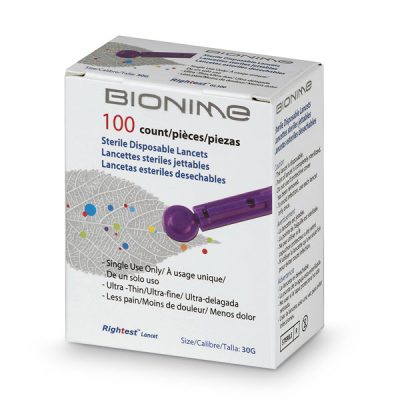 Bionime Lancets - Box of 100