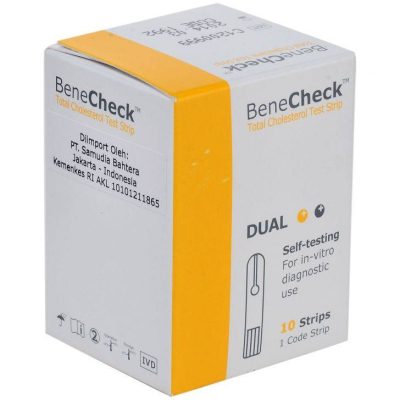 BeneCheck Cholesterol Strips vial of 10 strips
