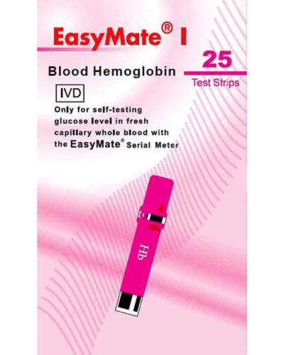 EasyMate Hemoglobin test strips 25 Pcs. vial