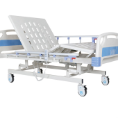 Three function electric hospital bed
