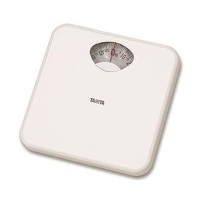 Mechanical scale with magnifying window display