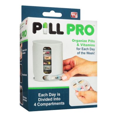 Pill Pro Tablets Pills Organizer - Medicine Storage Box