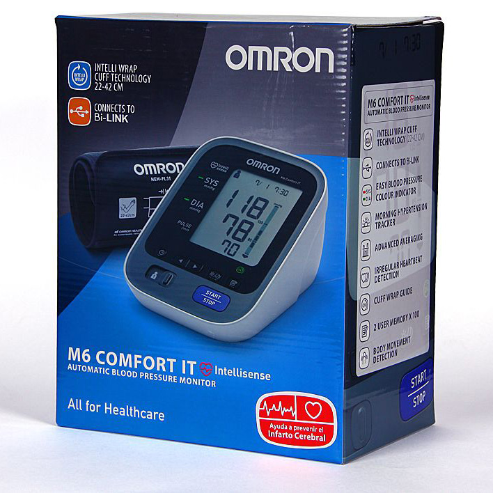 Trouwens nogmaals Vervolgen Omron M6 Comfort IT Upper Arm Blood Pressure Monitor | Meg Medius