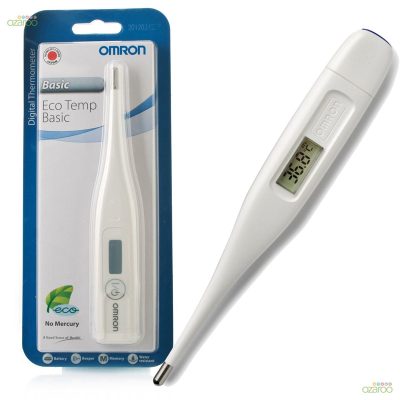 Omron Eco Temp Basic Digital Kids Adults Family Oral, Rectal, Armpit Thermometer