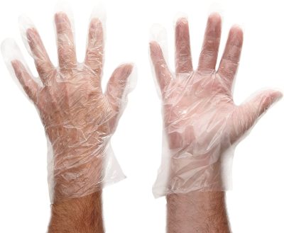 Disposable Smooth Polythene Gloves