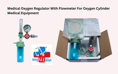 Medical Oxygen Regulator with Flowmeter for Oxygen Cylinder Medical Equipment - Image 3