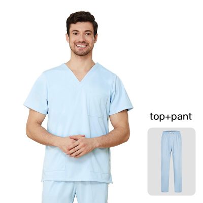 Female spa uniform new beauty salon work wear scrubs suits scrubs pants Lab coats spa Uniforms - Image 4