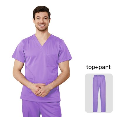 Female spa uniform new beauty salon work wear scrubs suits scrubs pants Lab coats spa Uniforms - Image 5
