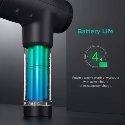 Massage Gun Professional Deep Tissue Massager for Muscle Tension Relief with 4 Massage Head - Image 5