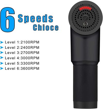 Massage Gun Professional Deep Tissue Massager for Muscle Tension Relief with 4 Massage Head - Image 6