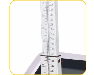 Physician Scale / Medical Scales ELECTRONIC PATIENT WEIGHING SCALE / WITH LCD DISPLAY / COLUMN TYPE/ WITH HEIGHT ROD - Image 3