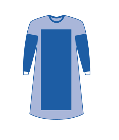 disposable reinforced surgical gown - Image 2
