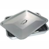 instrument tray with lid stainless steel