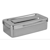 stainless steel surgical instrument box with lid cover