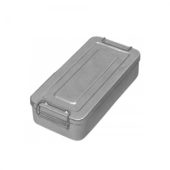 surgical instrument box with hook