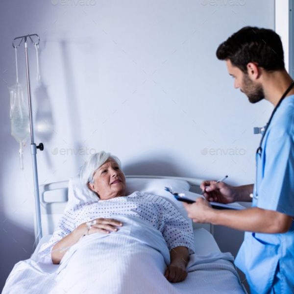 Three Function Electric Hospital Bed