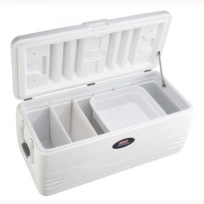 coleman 150 QT cooler marine white - Image 2
