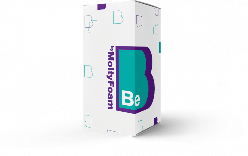 mattress in a box BE by moltyfoam vacuum packed rolled up mattress