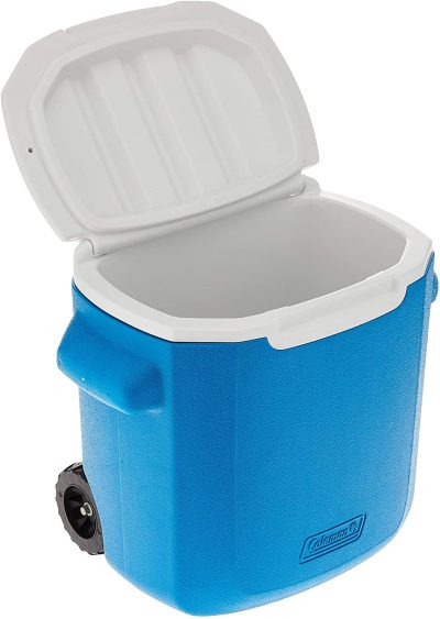 Coleman 16-Quart Performance Cooler with Wheels, Blue - Image 3
