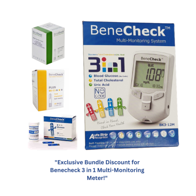 Get Accurate Health Insights with the Benecheck 3-in-1 Multi-Monitoring Meter
