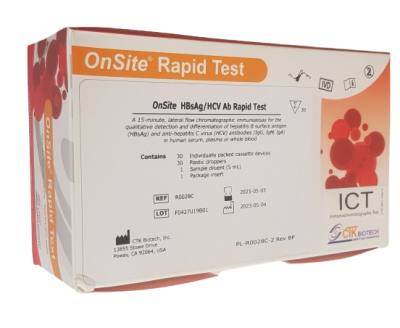 CTK OnSite HBsAg/HCV Ab Rapid Test - Fast and Accurate Hepatitis Detection