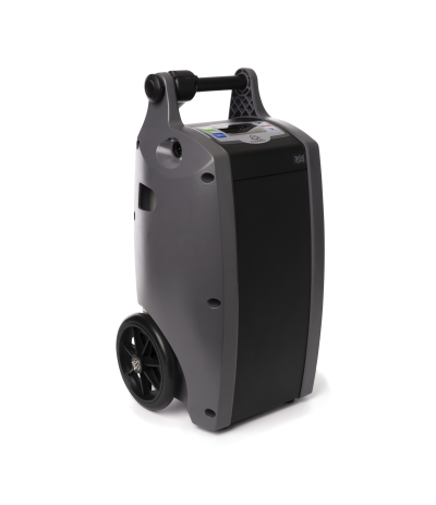A sleek and lightweight OxiLife Independence Portable Oxygen Concentrator providing increased mobility and freedom for users.