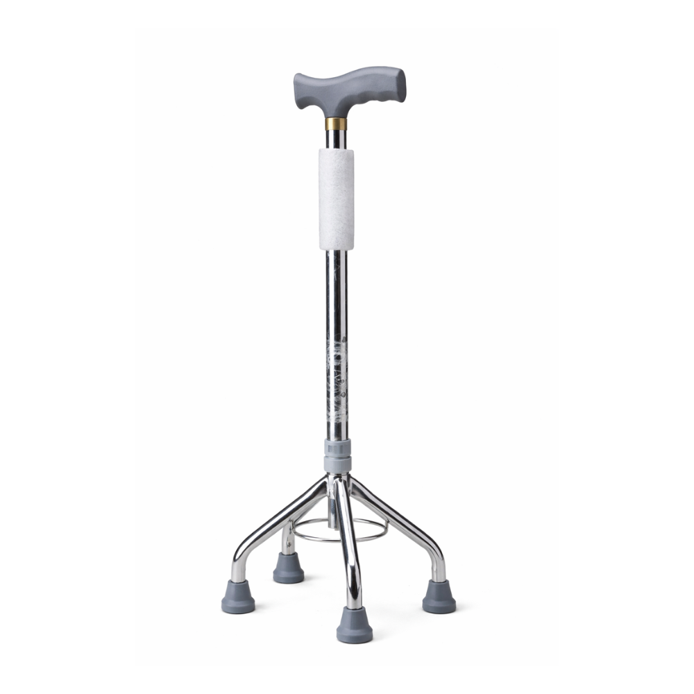 Adjustable 4-Legged Quad Walking Stick durable and lightweight