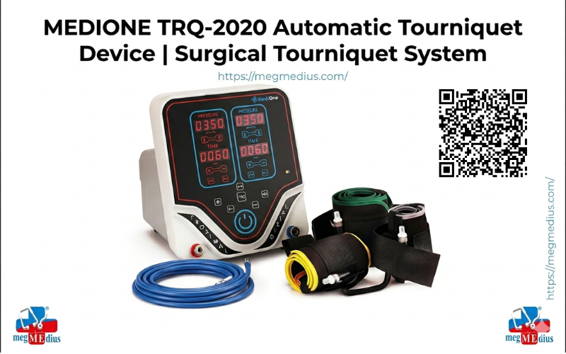 MEDIONE TRQ-2020 automatic tourniquet device surgical tourniquet system for precise limb occlusion in orthopedic surgery
