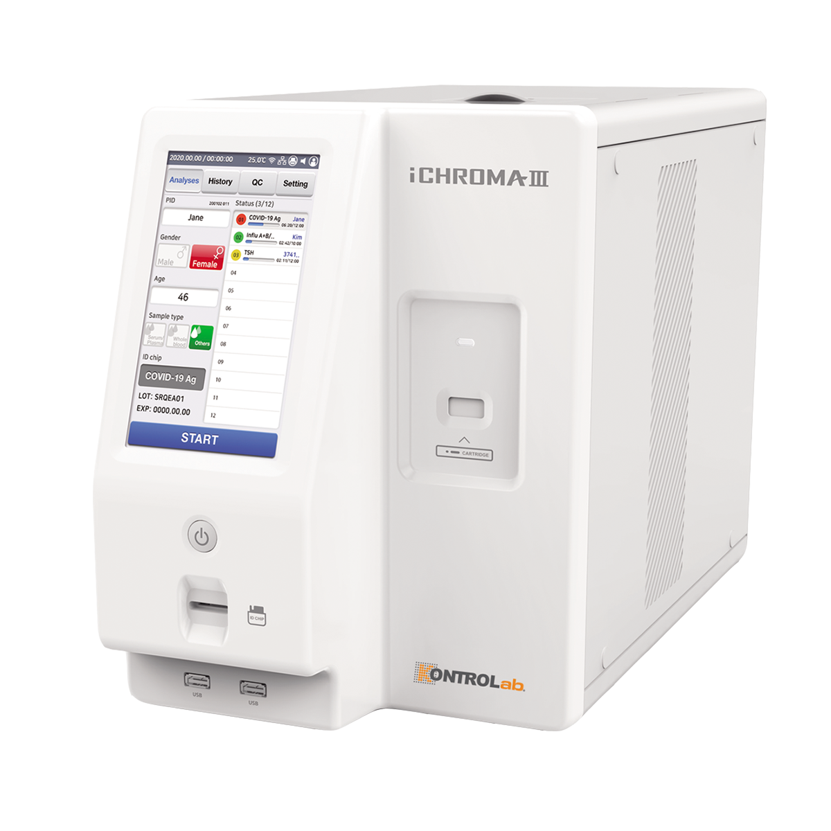i-CHROMA III High-Throughput Fluorescence Immunoassay Analyzer