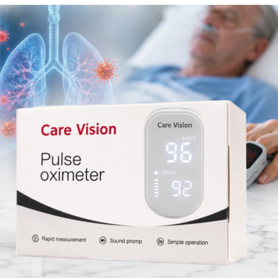 Care Vision Fingertip Pulse Oximeter | SpO₂ & Pulse Monitor